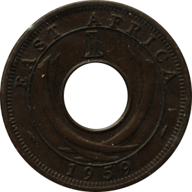 1 cent 1959 h brytyjska afryka wschodnia 1a